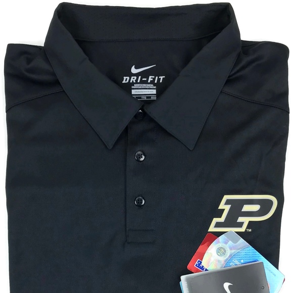 Nike Purdue Boilmakers Dri Fit Polo Shirt Sz XXL - Picture 1 of 8